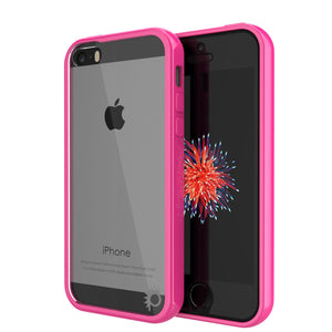 iPhone SE/5S/5 Case Punkcase® LUCID 2.0 Pink Series w/ PUNK SHIELD Screen Protector | Ultra Fit (Color in image: pink)