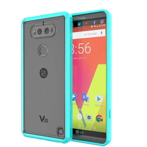 LG v20 Case Punkcase® LUCID 2.0 Teal Series w/ PUNK SHIELD Glass Screen Protector | Ultra Fit (Color in image: teal)