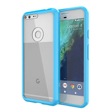 Charger l&#39;image dans la galerie, Google Pixel XL Case Punkcase® LUCID 2.0 Light Blue Series w/ PUNK SHIELD Glass Screen Protector | Ultra Fit (Color in image: light blue)
