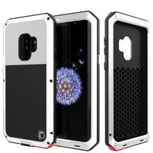 Charger l'image dans la galerie, Galaxy S9 Plus Metal Case, Heavy Duty Military Grade Rugged Armor Cover [shock proof] Hybrid Full Body Hard Aluminum &amp; TPU Design [non slip] W/ Prime Drop Protection for Samsung Galaxy S9 Plus [White] (Color in image: White)
