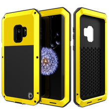 Charger l&#39;image dans la galerie, Galaxy S9 Metal Case, Heavy Duty Military Grade Rugged Armor Cover [shock proof] Hybrid Full Body Hard Aluminum &amp; TPU Design [non slip] W/ Prime Drop Protection for Samsung Galaxy S9 [Neon] (Color in image: Neon)
