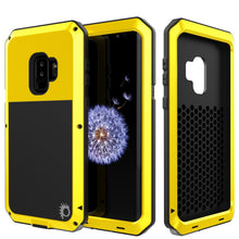 Charger l'image dans la galerie, Galaxy S9 Plus Metal Case, Heavy Duty Military Grade Rugged Armor Cover [shock proof] Hybrid Full Body Hard Aluminum &amp; TPU Design [non slip] W/ Prime Drop Protection for Samsung Galaxy S9 Plus [Neon] (Color in image: Neon)
