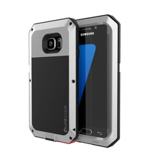 Charger l'image dans la galerie, Galaxy S7 EDGE  Case, PUNKcase Metallic Silver Shockproof  Slim Metal Armor Case (Color in image: silver)
