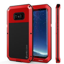 Load image into Gallery viewer, Galaxy S8+ Plus  Case, PUNKcase Metallic Red Shockproof  Slim Metal Armor Case (Color in image: red)
