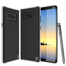 Load image into Gallery viewer, Galaxy Note 8 Case, PunkCase [Stealth Series] Hybrid 3-Piece Shockproof Dual Layer Cover [Non-Slip] [Soft TPU + PC Bumper] with PUNKSHIELD Screen Protector for Samsung Note 8 [White] (Color in image: White)
