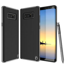 Load image into Gallery viewer, Galaxy Note 8 Case, PunkCase [Stealth Series] Hybrid 3-Piece Shockproof Dual Layer Cover [Non-Slip] [Soft TPU + PC Bumper] with PUNKSHIELD Screen Protector for Samsung Note 8 [Silver] (Color in image: Silver)
