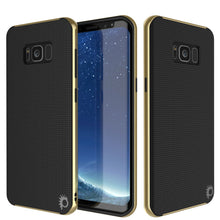 Load image into Gallery viewer, Galaxy S8 PLUS Case, PunkCase [Stealth Series] Hybrid 3-Piece Shockproof Dual Layer Cover [Non-Slip] [Soft TPU + PC Bumper] with PUNKSHIELD Screen Protector for Samsung S8+ [Gold] (Color in image: Gold)

