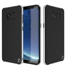 Load image into Gallery viewer, Galaxy S8 Case, PunkCase [Stealth Series] Hybrid 3-Piece Shockproof Dual Layer Cover [Non-Slip] [Soft TPU + PC Bumper] with PUNKSHIELD Screen Protector for Samsung S8 Edge [White] (Color in image: White)
