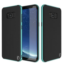 Load image into Gallery viewer, Galaxy S8 PLUS Case, PunkCase [Stealth Series] Hybrid 3-Piece Shockproof Dual Layer Cover [Non-Slip] [Soft TPU + PC Bumper] with PUNKSHIELD Screen Protector for Samsung S8+ [Teal] (Color in image: Teal)
