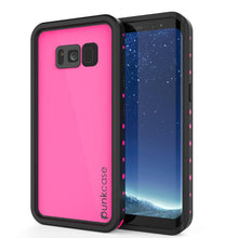 Load image into Gallery viewer, Galaxy S8 Plus Waterproof Case PunkCase StudStar Pink Thin 6.6ft Underwater IP68 Shock/Snow Proof (Color in image: pink)

