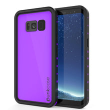 Load image into Gallery viewer, Galaxy S8 Plus Waterproof Case PunkCase StudStar Purple Thin 6.6ft Underwater IP68 Shock/Snow Proof (Color in image: purple)

