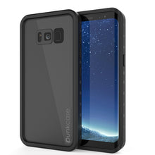 Load image into Gallery viewer, Galaxy S8 Plus Waterproof Case PunkCase StudStar Black Thin 6.6ft Underwater IP68 Shock/Snow Proof (Color in image: black)

