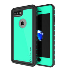 Charger l&#39;image dans la galerie, iPhone 8+ Plus Waterproof Case, Punkcase [StudStar Series] [Teal] [Slim Fit] Shockproof] [Dirtproof] [Snowproof] Armor Cover (Color in image: teal)
