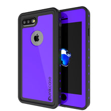 Charger l&#39;image dans la galerie, iPhone 8+ Plus Waterproof Case, Punkcase [StudStar Series] [Purple] [Slim Fit] [Shockproof] [Dirtproof] [Snowproof] Armor Cover (Color in image: purple)
