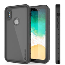 Load image into Gallery viewer, iPhone X Waterproof IP68 Case, Punkcase [Black] [StudStar Series] [Slim Fit] [Dirtproof] (Color in image: white)
