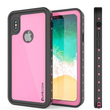 Load image into Gallery viewer, iPhone X Waterproof IP68 Case, Punkcase [Pink] [StudStar Series] [Slim Fit] [Dirtproof] (Color in image: teal)
