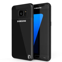 Load image into Gallery viewer, Galaxy S7 Edge Case [MASK Series] [BLACK] Full Body Hybrid Dual Layer TPU Cover W/ Protective PUNKSHIELD Screen Protector (Color in image: black)
