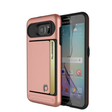 Load image into Gallery viewer, Galaxy S6 EDGE Plus Case PunkCase CLUTCH Rose Gold Series Slim Armor Soft Cover w/ Screen Protector (Color in image: Rose Gold)
