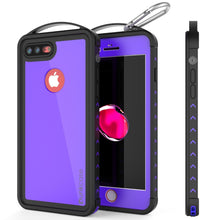 Charger l&#39;image dans la galerie, iPhone 8+ Plus Waterproof Case, Punkcase ALPINE Series, Purple | Heavy Duty Armor Cover (Color in image: purple)
