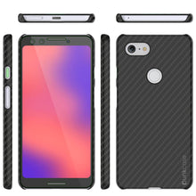 Load image into Gallery viewer, Google pixel 3 CarbonShield Heavy Duty &amp; Ultra Thin 2  Leather Cover 
