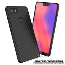 Load image into Gallery viewer, Google Pixel 4 XL CarbonShield Heavy Duty &amp; Ultra Thin Leather Cover 
