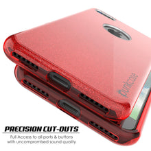 Charger l&#39;image dans la galerie, iPhone 8 Case, Punkcase Galactic 2.0 Series Ultra Slim Protective Armor TPU Cover [Red] (Color in image: gold)
