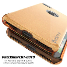 Load image into Gallery viewer, iPhone SE (4.7&quot;) Case, Punkcase Galactic 2.0 Series Ultra Slim Protective Armor TPU Cover [Gold] (Color in image: red)

