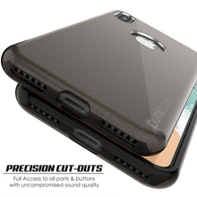 Load image into Gallery viewer, iPhone X Case, Punkcase Galactic 2.0 Series Ultra Slim w/ Tempered Glass Screen Protector | [Black/Grey] 
