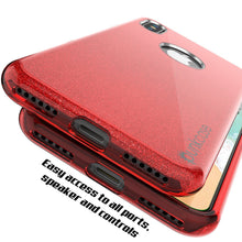 Load image into Gallery viewer, iPhone X Case, Punkcase Galactic 2.0 Series Ultra Slim w/ Tempered Glass Screen Protector | [Red] (Color in image: gold)

