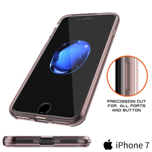 iPhone 7+ Plus Case Punkcase® LUCID 2.0 Crystal Pink Series w/ SHIELD Screen Protector | Ultra Fit (Color in image: black)