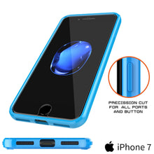 Load image into Gallery viewer, iPhone 7+ Plus Case Punkcase® LUCID 2.0 Light Blue Series w/ SHIELD Screen Protector | Ultra Fit (Color in image: black)
