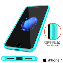 Load image into Gallery viewer, iPhone 7+ Plus Case Punkcase® LUCID 2.0 Teal Series w/ PUNK SHIELD Screen Protector | Ultra Fit (Color in image: black)

