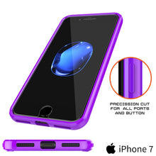 Load image into Gallery viewer, iPhone 7+ Plus Case Punkcase® LUCID 2.0 Purple Series w/ PUNK SHIELD Screen Protector | Ultra Fit (Color in image: black)
