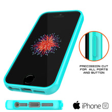 Load image into Gallery viewer, iPhone SE/5S/5 Case Punkcase® LUCID 2.0 Teal Series w/ PUNK SHIELD Screen Protector | Ultra Fit (Color in image: pink)
