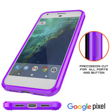 Charger l&#39;image dans la galerie, Google Pixel Case Punkcase® LUCID 2.0 Purple Series w/ PUNK SHIELD Glass Screen Protector | Ultra Fit (Color in image: black)
