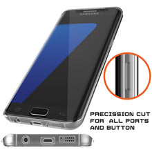 Load image into Gallery viewer, S7 Edge Case Punkcase® LUCID 2.0 Clear Series w/ PUNK SHIELD Screen Protector | Ultra Fit (Color in image: white)
