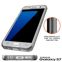 Load image into Gallery viewer, S7 Case Punkcase® LUCID 2.0 Crystal Black Series w/ PUNK SHIELD Glass Screen Protector | Ultra Fit (Color in image: teal)
