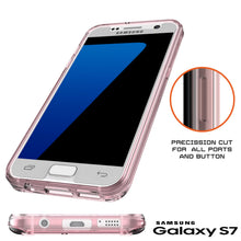Load image into Gallery viewer, S7 Case Punkcase® LUCID 2.0 Crystal Pink Series w/ PUNK SHIELD Glass Screen Protector | Ultra Fit (Color in image: teal)
