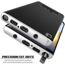 Load image into Gallery viewer, Galaxy Note 8 Case, PunkCase [Stealth Series] Hybrid 3-Piece Shockproof Dual Layer Cover [Non-Slip] [Soft TPU + PC Bumper] with PUNKSHIELD Screen Protector for Samsung Note 8 [White] (Color in image: Red)
