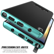 Load image into Gallery viewer, Galaxy Note 8 Case, PunkCase [Stealth Series] Hybrid 3-Piece Shockproof Dual Layer Cover [Non-Slip] [Soft TPU + PC Bumper] with PUNKSHIELD Screen Protector for Samsung Note 8 [Teal] (Color in image: Rose Gold)
