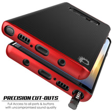 Load image into Gallery viewer, Galaxy Note 8 Case, PunkCase [Stealth Series] Hybrid 3-Piece Shockproof Dual Layer Cover [Non-Slip] [Soft TPU + PC Bumper] with PUNKSHIELD Screen Protector for Samsung Note 8 [Red] (Color in image: Navy Blue)
