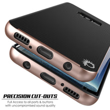 Load image into Gallery viewer, Galaxy S8 Case, PunkCase [Stealth Series] Hybrid 3-Piece Shockproof Dual Layer Cover [Non-Slip] [Soft TPU + PC Bumper] with PUNKSHIELD Screen Protector for Samsung S8 Edge [Rose Gold] (Color in image: Navy Blue)
