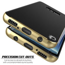 Load image into Gallery viewer, Galaxy S8 PLUS Case, PunkCase [Stealth Series] Hybrid 3-Piece Shockproof Dual Layer Cover [Non-Slip] [Soft TPU + PC Bumper] with PUNKSHIELD Screen Protector for Samsung S8+ [Gold] (Color in image: Red)
