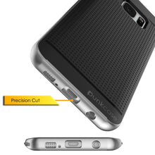 Load image into Gallery viewer, Galaxy S7 Edge Case, PunkCase STEALTH Grey Series Hybrid 3-Piece Shockproof Dual Layer Cover (Color in image: Teal)
