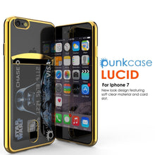 Load image into Gallery viewer, iPhone SE (4.7&quot;) Case, PUNKCASE® LUCID Gold Series | Card Slot | SHIELD Screen Protector | Ultra fit (Color in image: Rose Gold)
