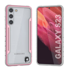 Charger l&#39;image dans la galerie, Punkcase Coque de protection Stealth Armor S23 de qualité militaire, avec plusieurs canapés [Rose doré]
