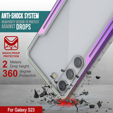 Charger l&#39;image dans la galerie, Punkcase S23 Coque Armor Stealth Protection robuste à plusieurs couches de qualité militaire [Arc-en-ciel]
