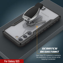 Charger l&#39;image dans la galerie, Punkcase S23 Coque Stealth d&#39;Armure Etui de Protection de qualité militaire à couches multiples [Noir]
