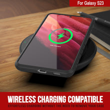 Charger l&#39;image dans la galerie, Punkcase S23 Coque Stealth d&#39;Armure Etui de Protection de qualité militaire à couches multiples [Noir]

