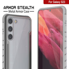 Charger l&#39;image dans la galerie, Étui de protection militaire Punkcase S23 Armor Stealth avec couverture multicouche [Gris]
